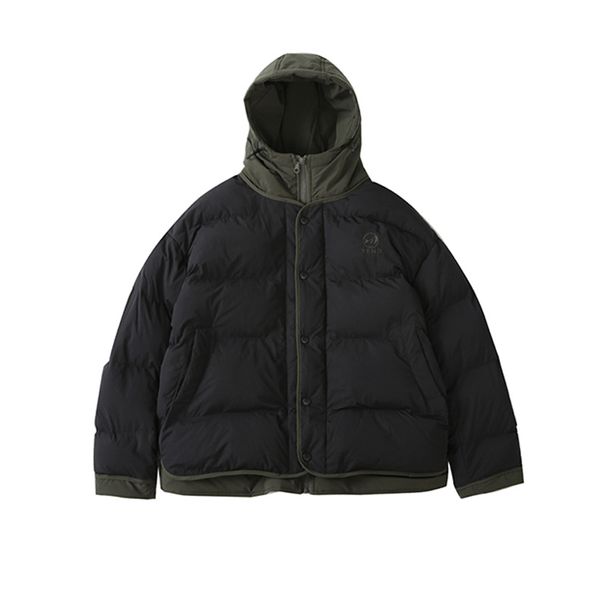 Men's Winter Streetwear Hooded Puffer Jacket - Japanese Style Loose Fit Cotton Coat For Youth Fashion_viptrois.com