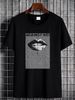 NEW LISTING Against Me! FL Punk Rock Band Lips Graphic Men's T-shirt Size XXL Tour Unisex Top For Everyday Wear Soft Comfortable Casual Summer_viptrois.com