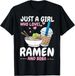 2026 T-shirtjust A Girl Who Loves Ramen And Boba Bubble Tea J_viptrois.com