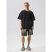 Men's Distressed Denim Shorts High Street American Retro Washed Loose Casual_viptrois.com