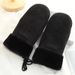 Women's Winter Suede Velvet Hanging Neck Korean Version Cute Student Riding Fleece Lined Thickened Windproof Warm_viptrois.com