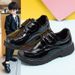 Children's Shoes Boys' Leather Shoes Spring And Autumn 2025 New Korean Version British Style Big Children And Little Girls Student Performance Shoes_viptrois.com
