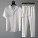 Men's Casual Suit Thin High-End Sports Suit Men's Fashion Short-Sleeved Trousers _viptrois.com