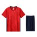 New Football Suit Children's Wear Adult Men's And Women's Two Piece Sportswear Summer Short Sleeve Set Rest_viptrois.com