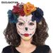 2024 New Halloween Flower Headband Skull Day Hair Decor Party Decoration Headband_viptrois.com