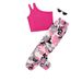 Kids’ Clothing Girls Fashion Sports Vest Camouflage Trousers Suit Casual Sports Suit_viptrois.com