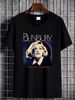 Retro BUNBURY Greta Garbo Shirt Short Sleeve Black Unisex Size S-5XL NE1961 Stretched Fashion Breathable Graphic Soft Streetwear Designer Clothes_viptrois.com