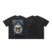 Spring And Autumn New American Skull Head Trendy High Street Hip-Hop Loose T-Shirt For Men_viptrois.com