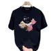 Men's Clothing Summer Thin Fashion Print Casual Cotton Round Neck Half Sleeved Top Ins_viptrois.com