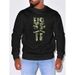 Polar Fleece Solid Color Round Neck Sweater Mens Candy Cotton Long Sleeve Working Clothes_viptrois.com