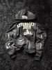 American Y2K Hip-Hop Letter 3D Print Hoodie Personality Street Style Unisex Loose Zip-Up Cardigan Top_viptrois.com