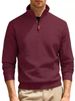 Men’s Jacquard Stand Collar Jacket – Stylish Loose-Fit Zip-Up Long Sleeve Top For Casual & Sporty Looks (S-XXXL, 5 Colors)_viptrois.com