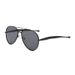 Metal Double Beam Aviator Sunglasses Curved Legs Cross Border Personality Trend Driving Sunglasses_viptrois.com