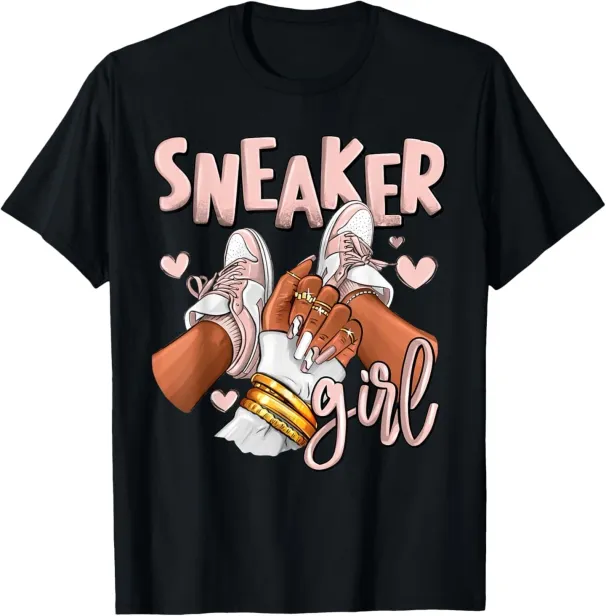 Girl Afro Low Legend Pink 11s Matching Tee For Men Women T-Shirt Mens Womens Tees Top_viptrois.com