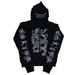 Men's Clothing Autumn And Winter Men And Women's Y2K Trendy Rhinestone Loose Hooded Cardigan Sweatshirt_viptrois.com