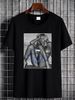 PAMELA ANDERSON Signed Black T Shirt Size S M L 234XL EE880 Stretched Comfortable Unisex Fashion Summer Versatile Streetwear Soft Graphic_viptrois.com