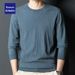 Romon Long Sleeve T-Shirt For Men, Spring And Autumn Round Neck Sweater, Thin Men's Business Casual Knitted Top By Dream_viptrois.com