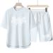 Short Sleeve Summer Casual Sportswear Set Trendy Round Neck T-Shirt Men's Shorts_viptrois.com