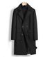 2025 Spring New Men's Double-Breasted Youth Solid Color Casual Mid-Length Wool Fashion Trench Coat_viptrois.com