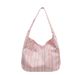 Women's Shoulder Bags Pleated Striped Cloth Bag, Hand-held Bento Bag, Storage Bag, Large-capacity, Fresh And Simple Single-shoulder Bag_viptrois.com