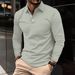 Unbeatable Quality Ins Spring And Autumn Sale Men's Long Sleeve Sports Polo Shirt_viptrois.com