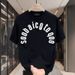 Men’S Trendy Oversized Letter Print T-Shirt – Summer Streetwear Essential (Unisex Fit, High-Quality Cotton, S-5xl, Multiple Colors)_viptrois.com