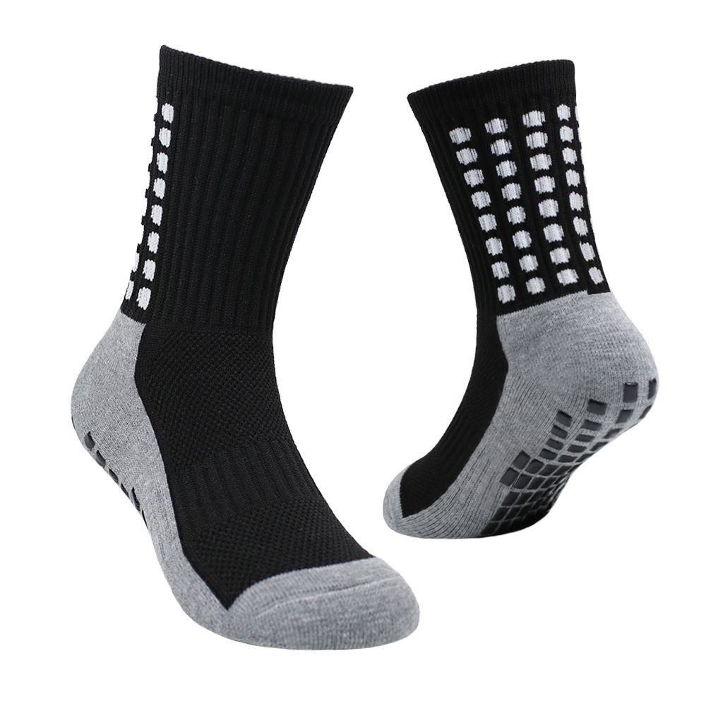 Kids' Football Socks With Anti-Slip Dots & Cushioned Sole – Breathable Sports Socks For Soccer, Yoga & Training (Ages 6-12, Multiple Colors)_viptrois.com
