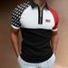 3D Printed Statue Of Liberty Polo Shirt For Men America Flag Pattern Tees Summer Street Loose Short Sleeve Tops Lapel T-Shirts_viptrois.com