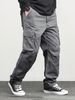 Streetwear Cargo Pants For Men – High Waist, Elastic Waistband, Lightweight & Breathable (S-XXL, Khaki/Black/Gray) – Trendy Urban Style_viptrois.com