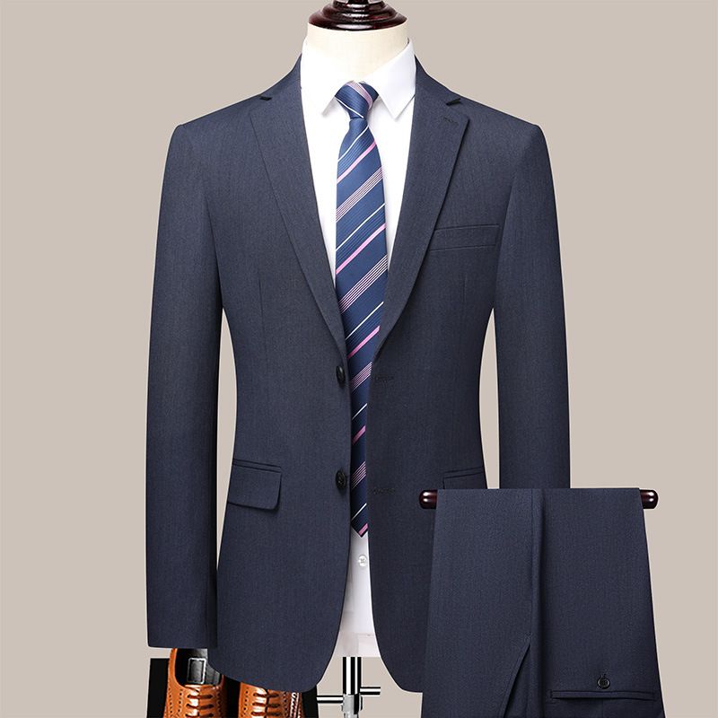 Men's Set For Work, Business, Leisure, Suit Jacket, Formal Attire, Groom's Wedding Jacket_viptrois.com
