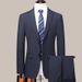 Men's Set For Work, Business, Leisure, Suit Jacket, Formal Attire, Groom's Wedding Jacket_viptrois.com