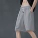 Men's Casual Loose Fit Shorts Solid Color Quick-Dry Breathable Summer Shorts with Pockets for Daily Wear S-5XL_viptrois.com