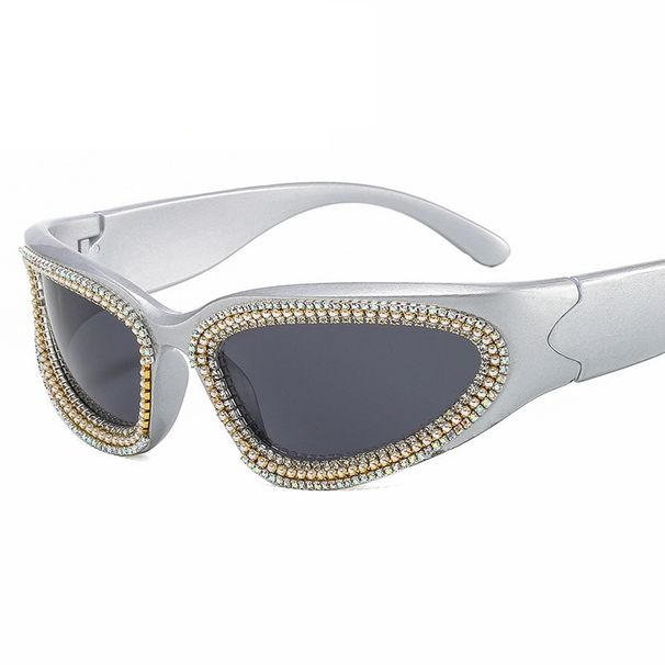 Sports Style Punk Sunglasses For Women Kardashian Style Diamond Sunglasses Cat Eye Sexy Cycling Goggles Outdoor_viptrois.com