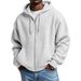 Men's Hooded Zipper 3D Printed Men's Double Hood Sweater_viptrois.com