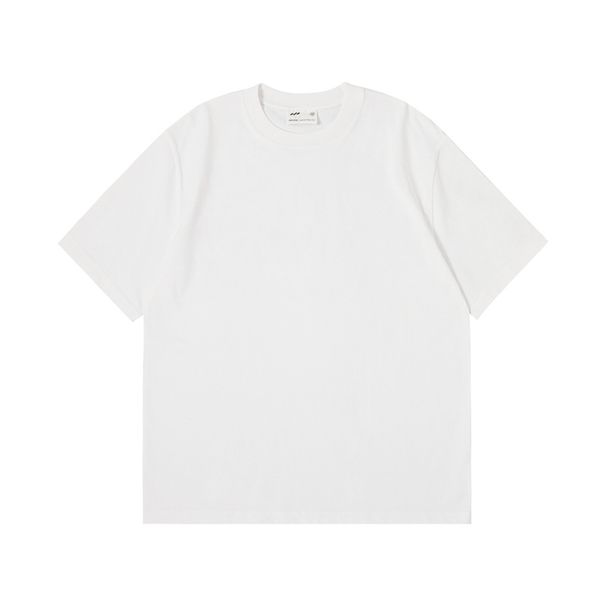 2025 European And American Cross-Border Clothing Spring Summer Round Neck Short Sleeve Loose 240g Pure Cotton_viptrois.com