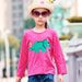 Mother & Kids T Shirt 2025 Spring And Autumn New Tops Children's European And American Cute Princess Print Cotton Bottoming Shirt Children's Clothing_viptrois.com