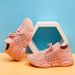 Children's Spring and Autumn New Knitted Sneakers Lace-up Student Shoes Breathable Comfortable Mesh Shoes Small and Middle-aged Casual Shoes Trendy_viptrois.com