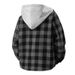 Men's Clothing Autumn And Winter New Lambskin Cardigan Hooded Sweatshirt Plus Velvet Thick Warm Plaid Jacket Tops Men_viptrois.com