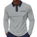 Men's Classic British Style Polo Shirt – Breathable, Moisture-Wicking, Zippered Golf T-Shirt (White/Black, Navy/White, Orange/Black & More, S-XXXL)_viptrois.com