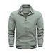 Spring And Autumn New Business Casual Jacket Zipper Trend Side Seam Pocket Youth Jacket Men_viptrois.com