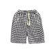 Men's Casual Wavy Pattern Shorts Trendy Streetwear Mid-Thigh Length Comfortable Daily Wear Lounge Pants for Summer_viptrois.com