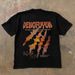 American Sunset Short T-shirt Men's Loose Trendy Brand Style High Street Hip-hop Half Sleeved Top Round Neck_viptrois.com