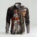Seasonal Fashion Christmas Mens Shirt Spring Single Breasted Lapel Design Shirt New Daily Fashion Casual Loose Comfortable_viptrois.com