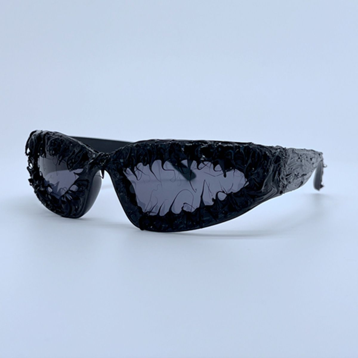 Personalized Punk Fashion Cat Eye Sports Sunglasses Holiday Party Drop Glue Goggles Street Fashion Glasses_viptrois.com