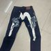 Men's Relaxed Straight Leg Denim Pants With Dragon Embroidery Japanese Streetwear Style Casual Trousers_viptrois.com