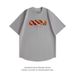 Fashionable, casual, loose fitting, handsome, high street, unisex printed pure cotton trendy brand, handsome round neck_viptrois.com