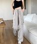 Men's Clothing American Vintage Retro Workwear Casual Trousers For Men, High Street Style, Loose Fit, Functional, Drawstring Cuffs, Long Trousers._viptrois.com