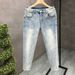 Summer Light Colored Cropped Jeans For Men, Trendy Slim Fit Skinny Jeans, 2025 Hot Selling Men's High End Handsome Pants._viptrois.com