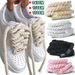Bold Cotton Linen Twist Weave Shoelaces Solid Color Rope Shoes Laces Men Women Trendy Personality Kpop Sport Casual_viptrois.com