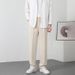 Ice Silk Pants Men's Summer Thin Loose Casual Pants Men's Straight Suit Pants Summer Solid Color Pants_viptrois.com